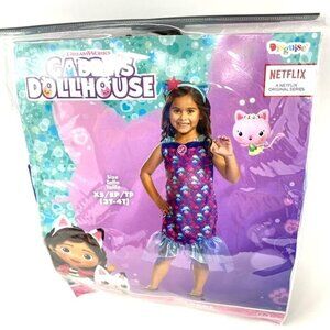 Disguise Mercat Costume Official Gabby's Dollhouse Classic Headpiece Costume Kid